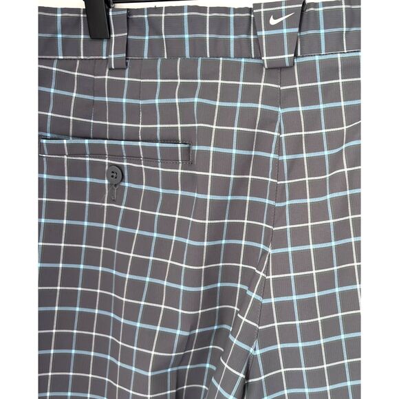Nike Golf Shorts Dri Fit Performance Plaid Flat Athletic Men's Size 40 - Picture 4 of 8